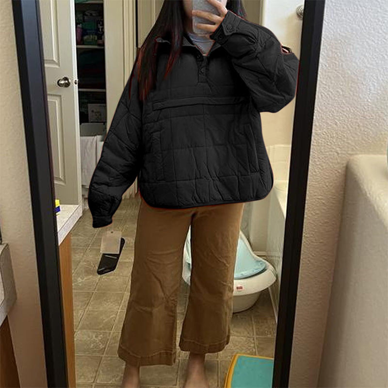 🔥Last Day Promotion 49% OFF -Women's Oversized Hooded Puffer Jacket Quilted Lightweight Winter Warm Pullover Padded Hoodies Coat