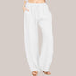 Women's Summer Linen Cotton Wide Leg Pants