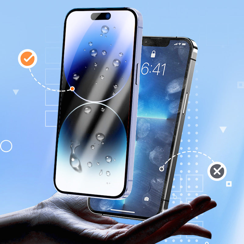 (iPhone 16 is coming!)🔥 iPhone Tempered Anti-Peeking Screen Protector - No Bubbles No Dust