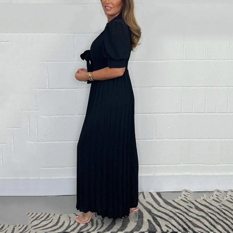 🎉2024 new arrival😍Women’s Solid Color Pleated Jumpsuit