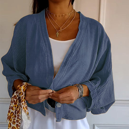 💥Plus Size Women's Batwing Sleeves Cardigan