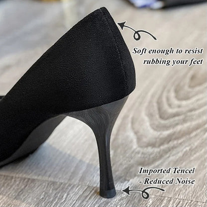👠High-Quality Women's Pointed-Toe Black High Heels