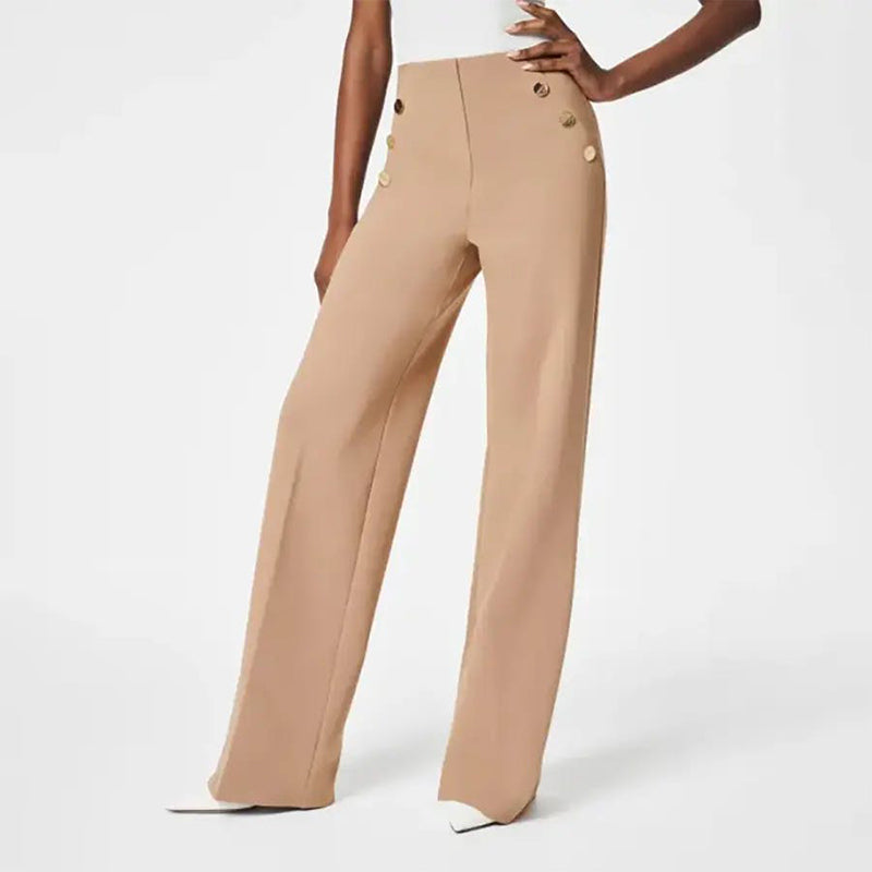 💥LAST DAY 49% OFF💖Women's Plus Size High Stretch High-Waist Wide-Leg Pants👖
