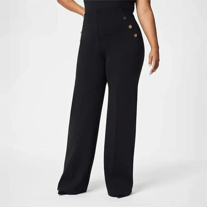 💥LAST DAY 49% OFF💖Women's Plus Size High Stretch High-Waist Wide-Leg Pants👖
