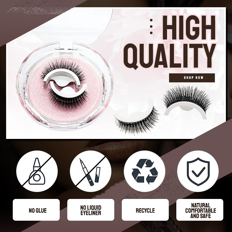 ✨👀Waterproof & Reusable Self-Adhesive Eyelashes