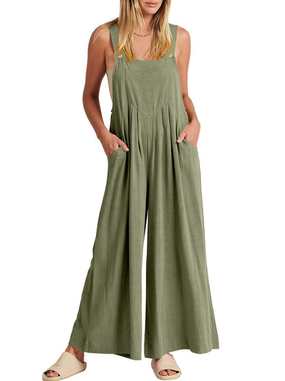 🥰Buy 2 Get 10% OFF🥰 Plus Size Wide Leg Overalls Jumpsuit