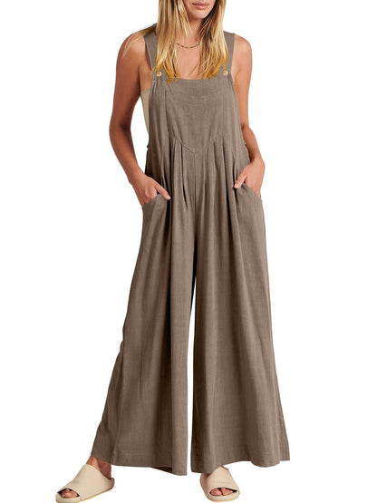 🥰Buy 2 Get 10% OFF🥰 Plus Size Wide Leg Overalls Jumpsuit