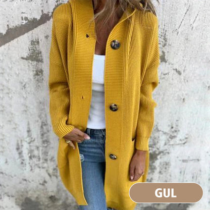 🎉Autumn Hot Sale🎉Button-down cardigan with hood for women