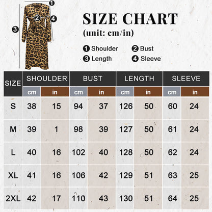 ✨V-Neck Leopard Print Dress