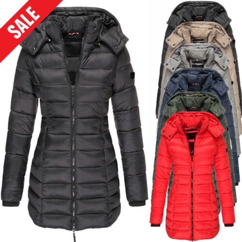❄️Early Winter Discount-49% OFF❄️Winter women's mid-length padded jacket warm hooded jacket