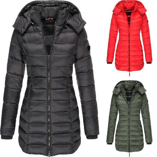 ❄️Early Winter Discount-49% OFF❄️Winter women's mid-length padded jacket warm hooded jacket
