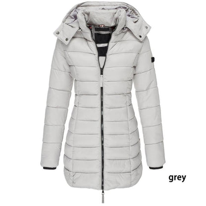 ❄️Early Winter Discount-49% OFF❄️Winter women's mid-length padded jacket warm hooded jacket