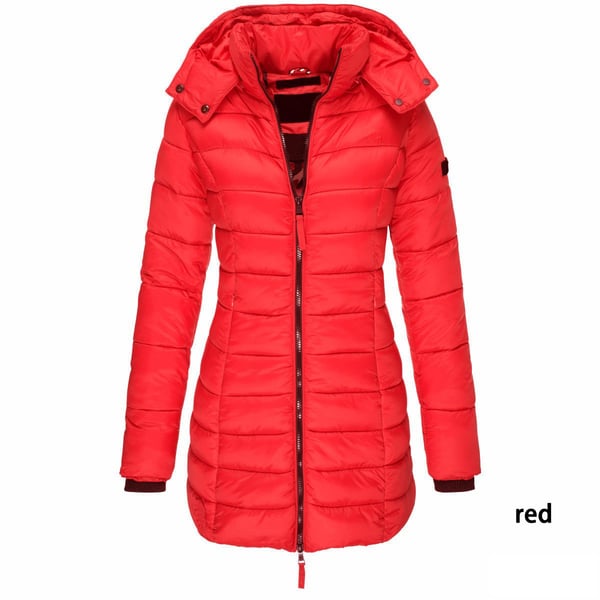 ❄️Early Winter Discount-49% OFF❄️Winter women's mid-length padded jacket warm hooded jacket