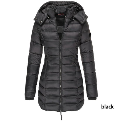 ❄️Early Winter Discount-49% OFF❄️Winter women's mid-length padded jacket warm hooded jacket