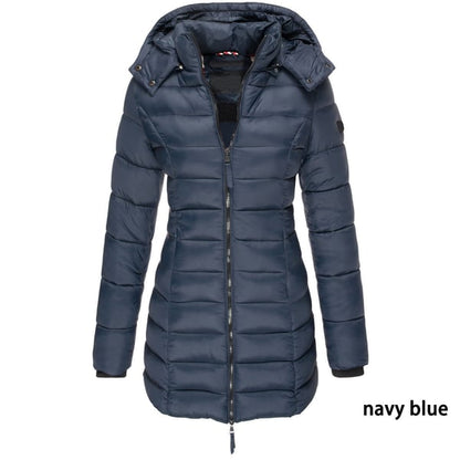 ❄️Early Winter Discount-49% OFF❄️Winter women's mid-length padded jacket warm hooded jacket
