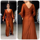 Women's Glossy Flowy Solid Color Floor-Length Dress