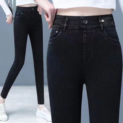 👖 50% OFF NOW! 💕 Women's High Waist Warm Skinny Jeans - Stretchy & Slimming, Perfect for All-Day Comfort and Style ✨