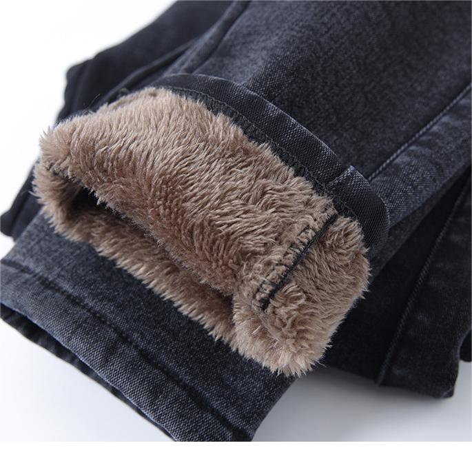 👖 50% OFF NOW! 💕 Women's High Waist Warm Skinny Jeans - Stretchy & Slimming, Perfect for All-Day Comfort and Style ✨