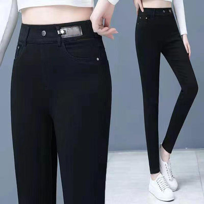👖 50% OFF NOW! 💕 Women's High Waist Warm Skinny Jeans - Stretchy & Slimming, Perfect for All-Day Comfort and Style ✨