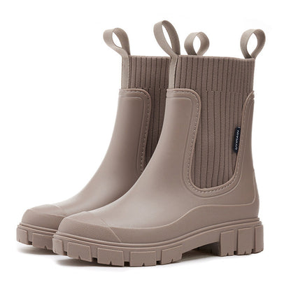 Waterproof Non-Slip Thick Sole Mid-Calf Boots