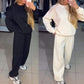💖Limited Sale 50% OFF💖Women’s Round-neck Casual Sports Sweatshirt and Jogger Pants (2-piece Set)