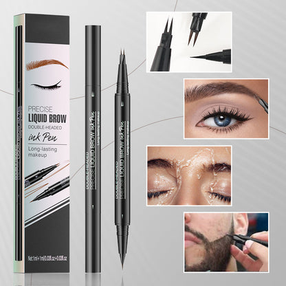 🔥Limited Time Sale🔥 2 in 1 Liquid Eyebrow Pen - Waterproof & Sweatproof