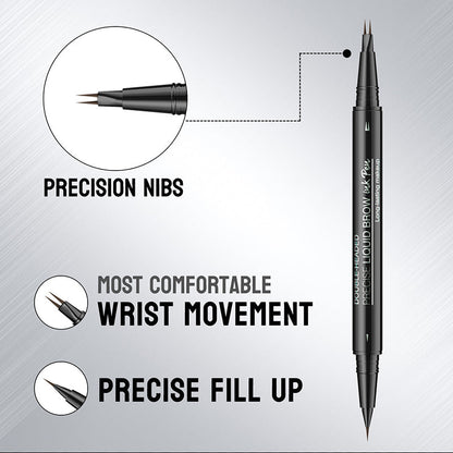 🔥Limited Time Sale🔥 2 in 1 Liquid Eyebrow Pen - Waterproof & Sweatproof