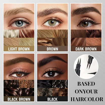 🔥Limited Time Sale🔥 2 in 1 Liquid Eyebrow Pen - Waterproof & Sweatproof
