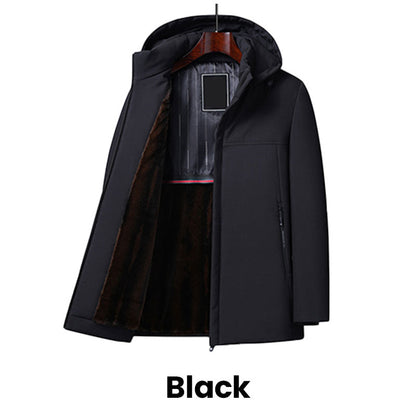 （Buy two and get free delivery）warm gift - Men's Warm Thickened Hooded Jacket