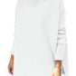 Women's Turtleneck Oversize Hem Knit Pullover Sweater