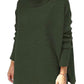 Women's Turtleneck Oversize Hem Knit Pullover Sweater
