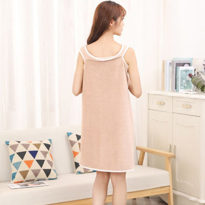 🔥Limited Special Sale 49%OFF🛀Faux Coral Fleece Absorbent Bath Towel - Nice Gift🎀