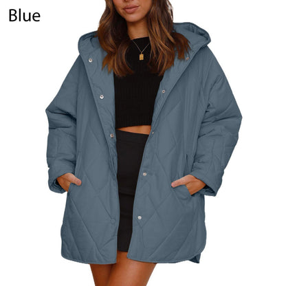 Women's Winter Coldproof Lightweight Hooded Cotton Jacket