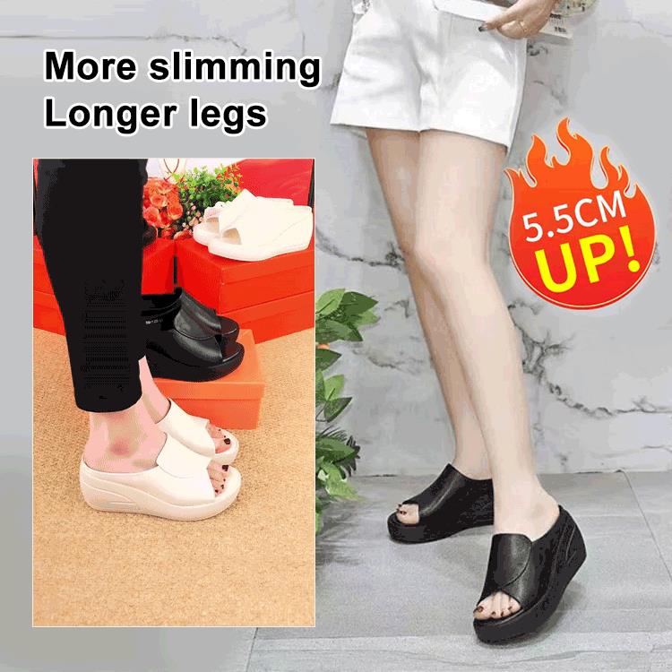 🎁New arrival 50% OFF💥Elevation 5.5 CM Inclined Heel Sandals