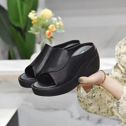 🎁New arrival 50% OFF💥Elevation 5.5 CM Inclined Heel Sandals