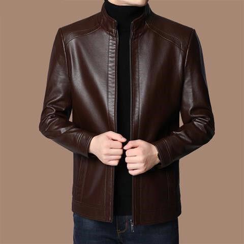 ❄️Winter Specials❄️ Men’s Warm Plush Lining Leather Jacket