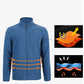 【A Warm Gift in Winter】 Men's Lightweight Full Zip Outdoor Casual Soft Fleece Jacket