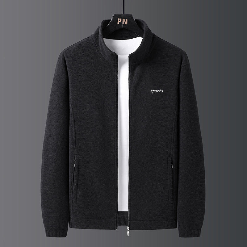 【A Warm Gift in Winter】 Men's Lightweight Full Zip Outdoor Casual Soft Fleece Jacket