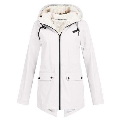 Soft Full Zipper Hooded Jacket with Pockets