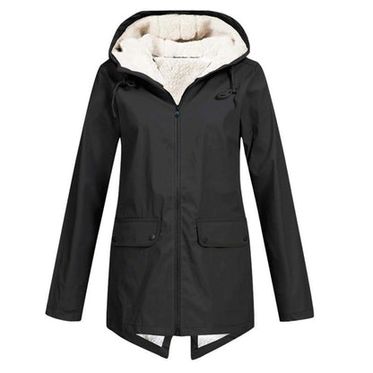 Soft Full Zipper Hooded Jacket with Pockets