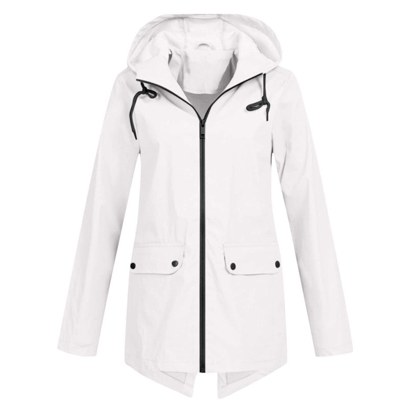 Soft Full Zipper Hooded Jacket with Pockets