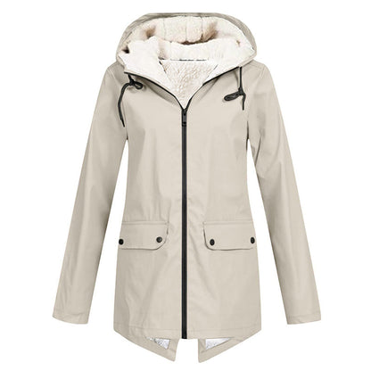 Soft Full Zipper Hooded Jacket with Pockets