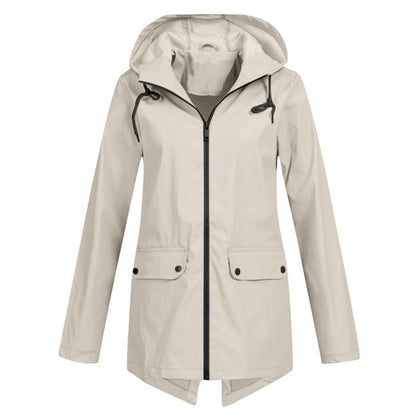 Soft Full Zipper Hooded Jacket with Pockets