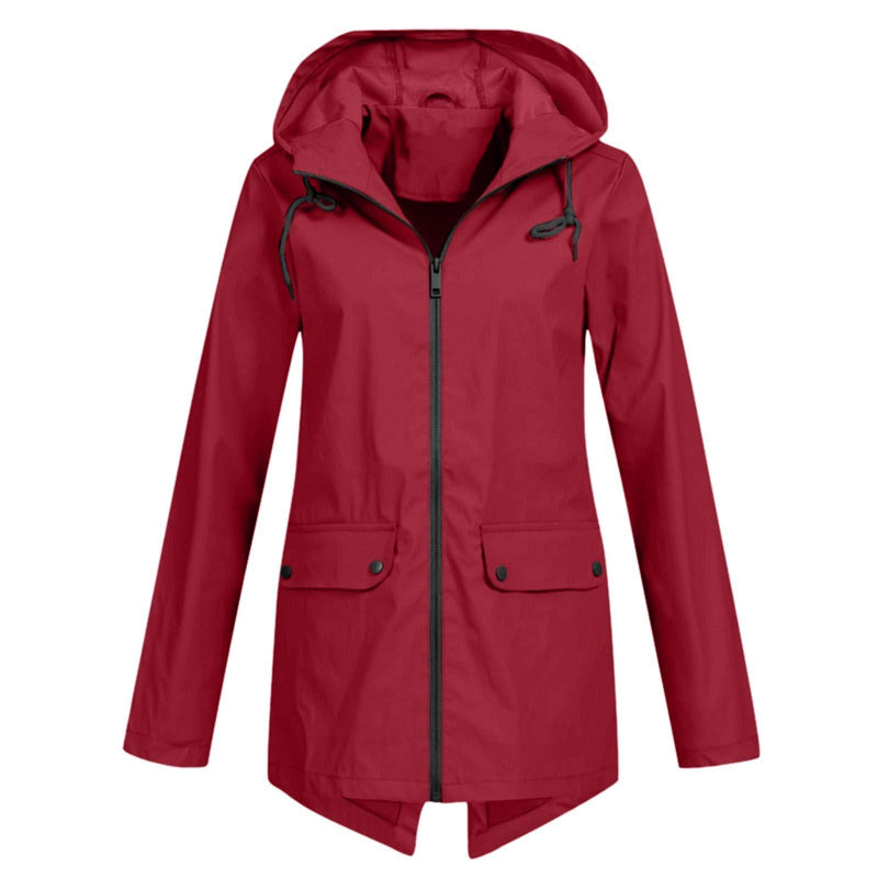 Soft Full Zipper Hooded Jacket with Pockets