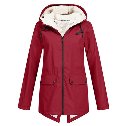 Soft Full Zipper Hooded Jacket with Pockets