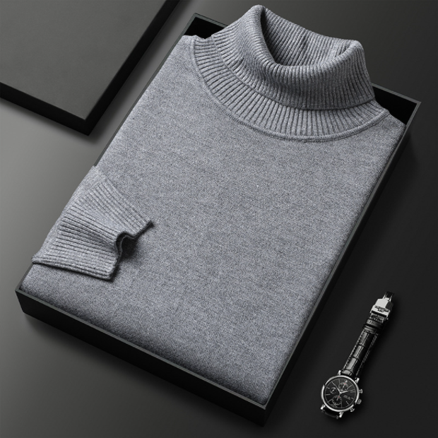 Men's Solid Color Premium Sweater