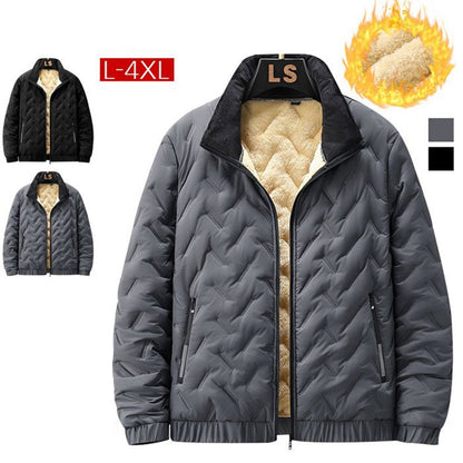 THE BEST CHRISTMAS GIFT🔥 Men's Quilted Winter Jacket with Fleece Lining