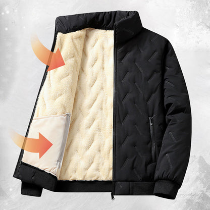 THE BEST CHRISTMAS GIFT🔥 Men's Quilted Winter Jacket with Fleece Lining