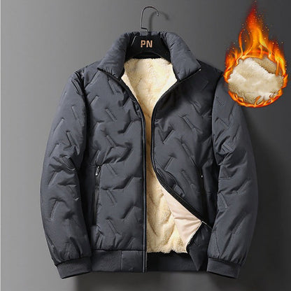 THE BEST CHRISTMAS GIFT🔥 Men's Quilted Winter Jacket with Fleece Lining