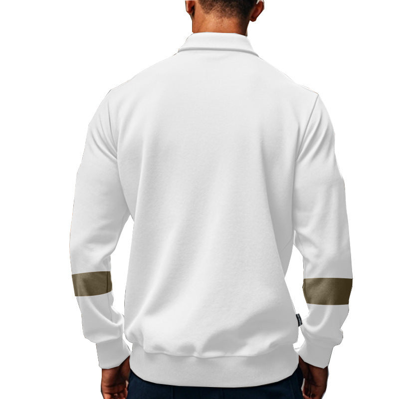 Men's Lapel Collar Sweatshirt